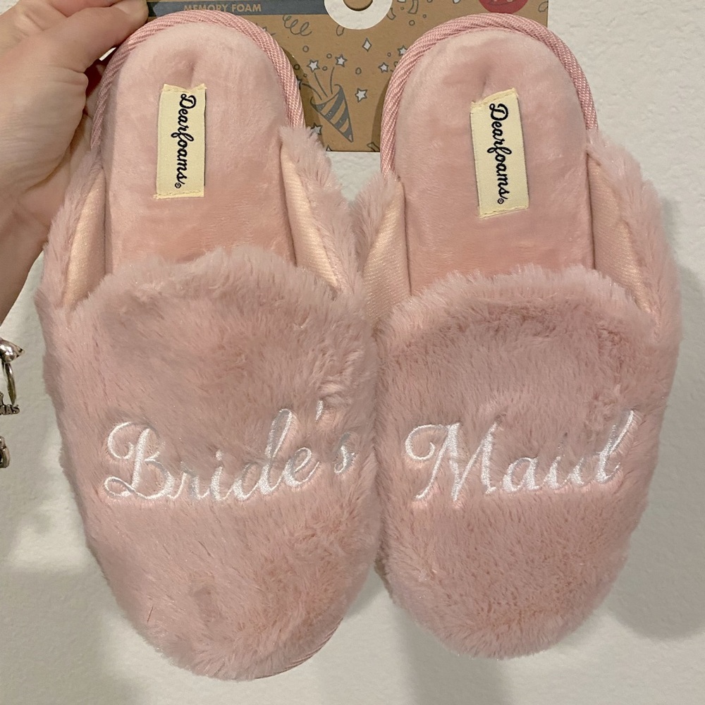 Dearfoams bridesmaid slippers